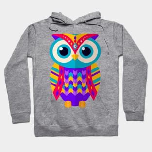 Color Owl Hoodie